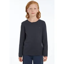 Tommy Hilfiger Basic Knit Langarm-T-Shirt Sky Captain 10 Jahre