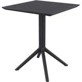 CLP Gartentisch Ø 0 x 0 cm Schwarz