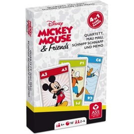 Cartamundi Deutschland Disney Mickey & Friends - Quartett 4 in 1