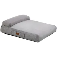 Yatas Hundebett, Grau, Textil, Füllung: Polyester, Polyurethan (Pur), rechteckig, 110x80 cm, Made in Turkey, Bezug abnehmbar und waschbar, weich gepolstert, rutschfeste Unterseite, besonders, Freizeit, Tierbedarf, Hundebetten