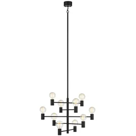 Markslöjd Paris 10-flg. 80 cm rund Schwarz/Metall