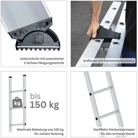 Proregal Stufen-Anlegeleiter 12 Stufen