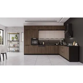 Küchen-Preisbombe Winkelküche MONZA ARONA L-Form 350 x 290 cm beige