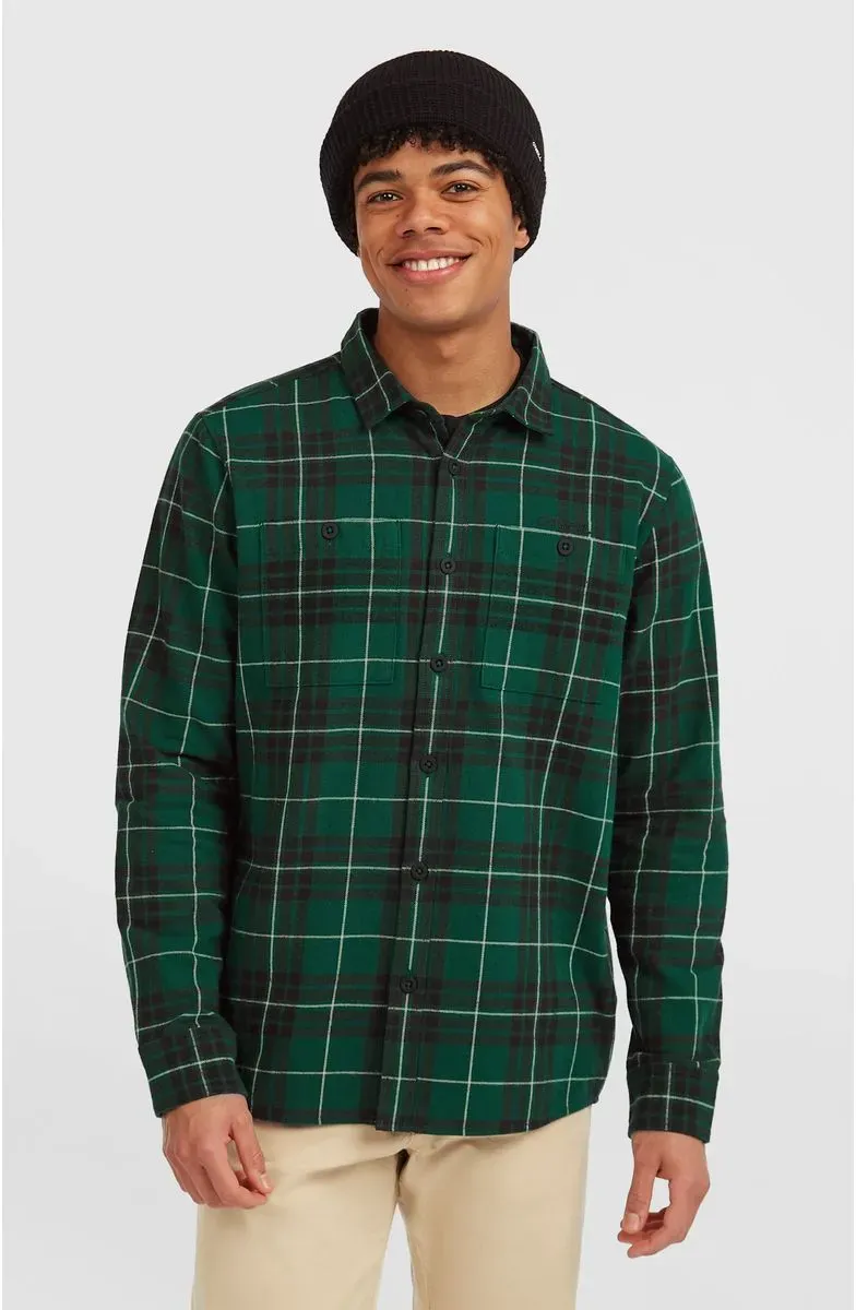 O'Neill O'neill Must-have Flannel Shirt green flannel check (36098) M