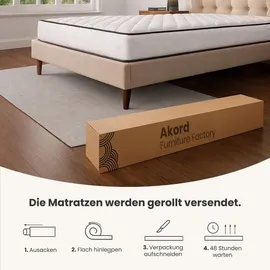Akord 7-Zonen Taschenfederkernmatratze 140 x 190 cm H3
