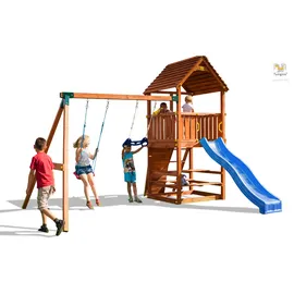 fungoo Spielturm JOY Move+ Step On Free Time Blau