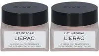 LIERAC Soin de nuit régénérant Crème De Nuit 2x50 ml