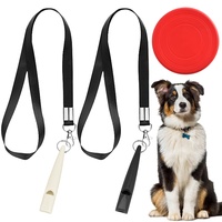 BDSHUNBF 2 Hundepfeife für Rückruf, Professionelle Trainingspfeife mit Genormter Frequenz und Pfeifenband, Hundepfeife mit praktischem Umhängeband, für die Hundeausbildung, Laut und Weitreichend