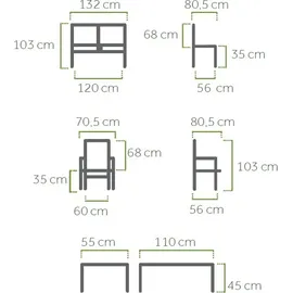 MWH Das Original MWH Verando Lounge-Set