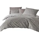 Traumschlaf Bettwäsche, West beige 240x220+2x 80+80 cm