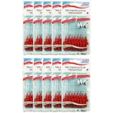 TePe Red TePe Interdentalbürsten, 0,5 mm, 10 Packungen mit 8 Stück (80 Stück)
