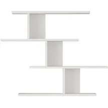[en.casa] Hökkomi Wandregal 78 x 99 x 15 cm Weiß