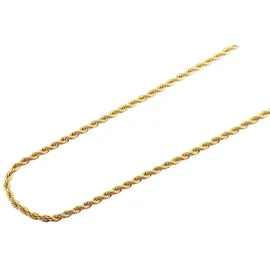 Adelia's Kordelkette Unisex Edelstahl Gold 55 cm