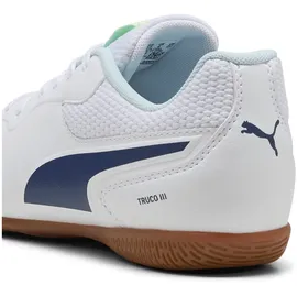 Puma Truco III Hallenschuhe Kinder puma white/aqua/fizzy light 39