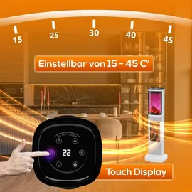 Tronitechnik Turmheizer 2000 W Weiß