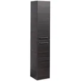 Fackelmann B.Perfekt Hochschrank Dunkelbraun, - 30x159x32 cm