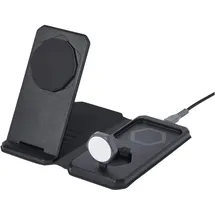 Urban Armor Gear UAG 3in1 Travel Charger (25 W), Wireless Charger, Schwarz, Grau