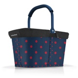 reisenthel Gilching Angebot Einkaufskorb carrybag Plus passendes Cover Sichtschutz Abdeckung (frame mixed dots red)