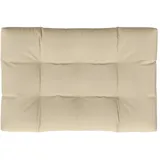 vidaXL Palettenkissen 120 x 80 x 12 cm beige 1 St.