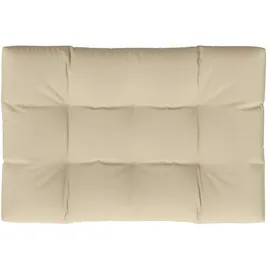 vidaXL Palettenkissen 120 x 80 x 12 cm beige 1 St.
