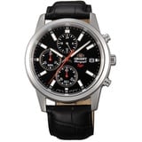 Orient Herren Analog Automatik Uhr mit Leder Armband FKU00004B0