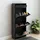 [en.casa] Sokndal 50 x 118 x 15 cm schwarz / schwarz