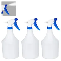Relaxdays 12x Sprühflasche in Blau Weiß,Blau