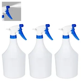 Relaxdays 12x Sprühflasche in Blau Weiß,Blau