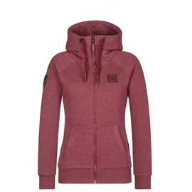 Naketano Sweatjacke burgunder L