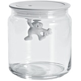 Alessi Küchendose Gianni 700 ml Glas Weiß