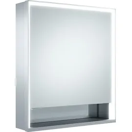 Keuco Royal Lumos 65 cm silber eloxiert offenes Fach Türanschlag rechts smarthome fähig