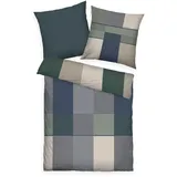 Tom Tailor Bettwäsche TOM TAILOR Satin (LB 135x200 cm) - blau - LB 135x200 cm