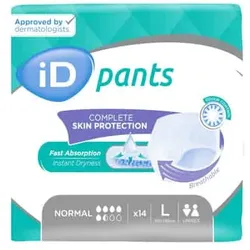 iD pants COMPLETE SKIN PROTECTION Gr. L 14 St Beutel