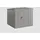 EcoStar Gerätehaus Elegant-S 2,38 x 2,38 m Grau