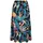 URBAN CLASSICS Midirock Damen Floral Schwarzfruity S