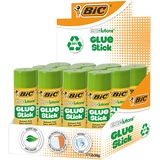 BIC 9192541 ECOlutions Öko Glue Stick Klebestifte – 36 g, 12er Box
