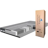 TULENA NOX Matratze 90x190 H2 + H3 Taschenfederkernmatratze 17 cm Basic Matratze für Kinder und Erwachsene - Wendematratze mit Bezug mit Reißverschluss Rollmatratze Oeko-TEX Zertifiziert
