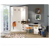 Marmex Möbel Jugendzimmer-Set Grant Set G11, Soft-Close-Funktion weiß