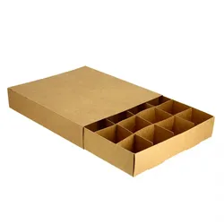 125 Stk. Karton-Kraft-Boxen für Croquettes zum Mitnehmen (20 Stück) Ref EG0064