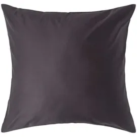 Homescapes Kissenbezug, Anthrazit, 80x80 cm, Oeko-Tex®, Schlaftextilien, Bettwäsche