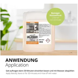 Lorito Grillreiniger 10 l transparent orange