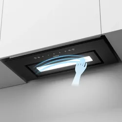 CIARRA Unterbauhaube, Einbau-Dunstabzugshaube 460 m3/h Max. Touch-Bedienung & Handgesten-Steuerung, Abluft & Umluft VM6931B