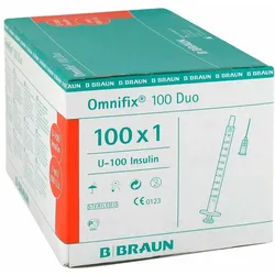 Omnifix Duo 100 Insulin Einmalspritzen