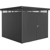 Biohort HighLine H4 2,75 x 2,75 m dunkelgrau-metallic Doppeltür