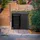 ML-Design Mülltonnenbox 4er mit Pflanzdach 260 x 80 x 124 cm anthrazit