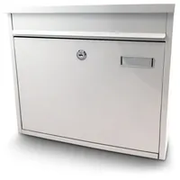 BITUXX MS-13183 Weiß inkl. Zeitungsfach