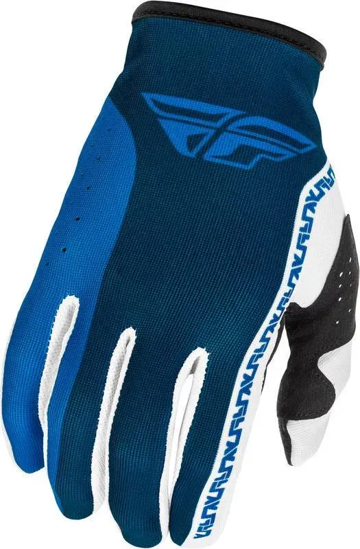 Fly Racing Lite Youth Handschuhe Blau Weiss - YS