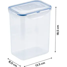 Lock & Lock Vorratsdose rechteckig transparent 15,1 x 10,8 x 18,5 cm 1,8 l