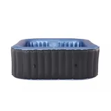 purehaven MSpa PureHaven aufblasbarer Whirlpool 158x158x68 cm für 4 Personen selbstreinigend inkl. Filterkatuschen und Abdeckung Leergewicht 24 kg