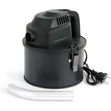 Wiltec Aschesauger 600 W, tragbarer Aschestaubsauger 4 l Fassungsvermögen, Staubsauger für Asche mit HEPA-Filter, effizienter Kaminsauger